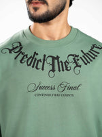 Men's Oversized Drop Shoulder Graphic T-Shirt – Front & Back Printed