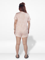 Women's Viscose Notch collar Short Sleepwear Set |Viscose Fabric