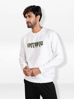 Men’s inteblu Graphic Crew Neck Sweatshirt –Long Sleeve | Casual Everyday Comfort Wear