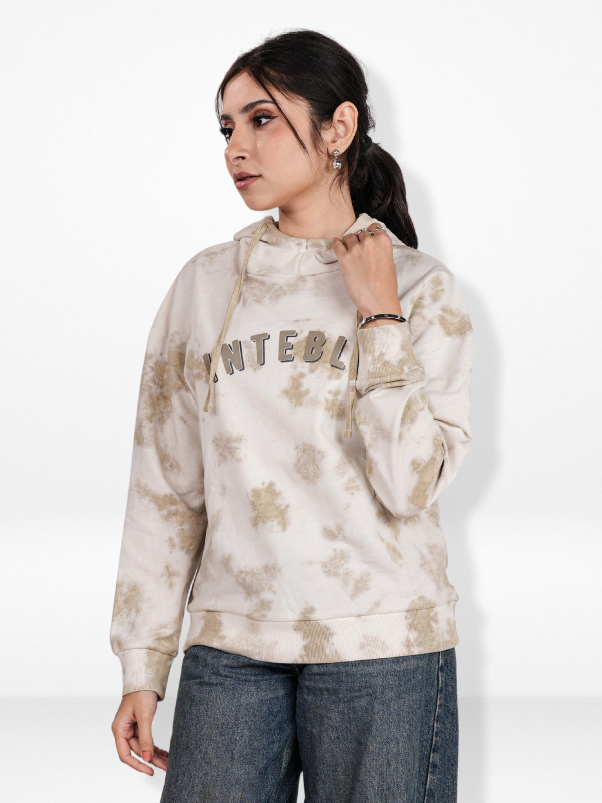 Women’s Tie-Dye Long Sleeve Hoodie – Timeless Comfort, Modern Style | Soft Cotton-Blend Pullover