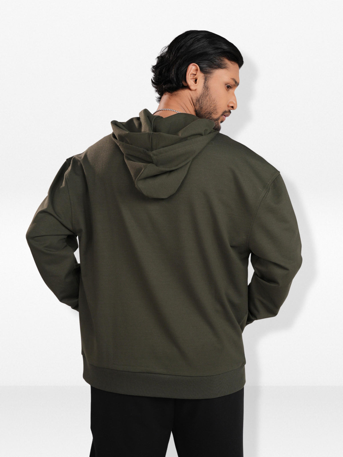 Men’s Henley Hoodie – Relaxed Fit Pullover | Long Sleeve Hooded with Button Placket & Kangaroo Pocket