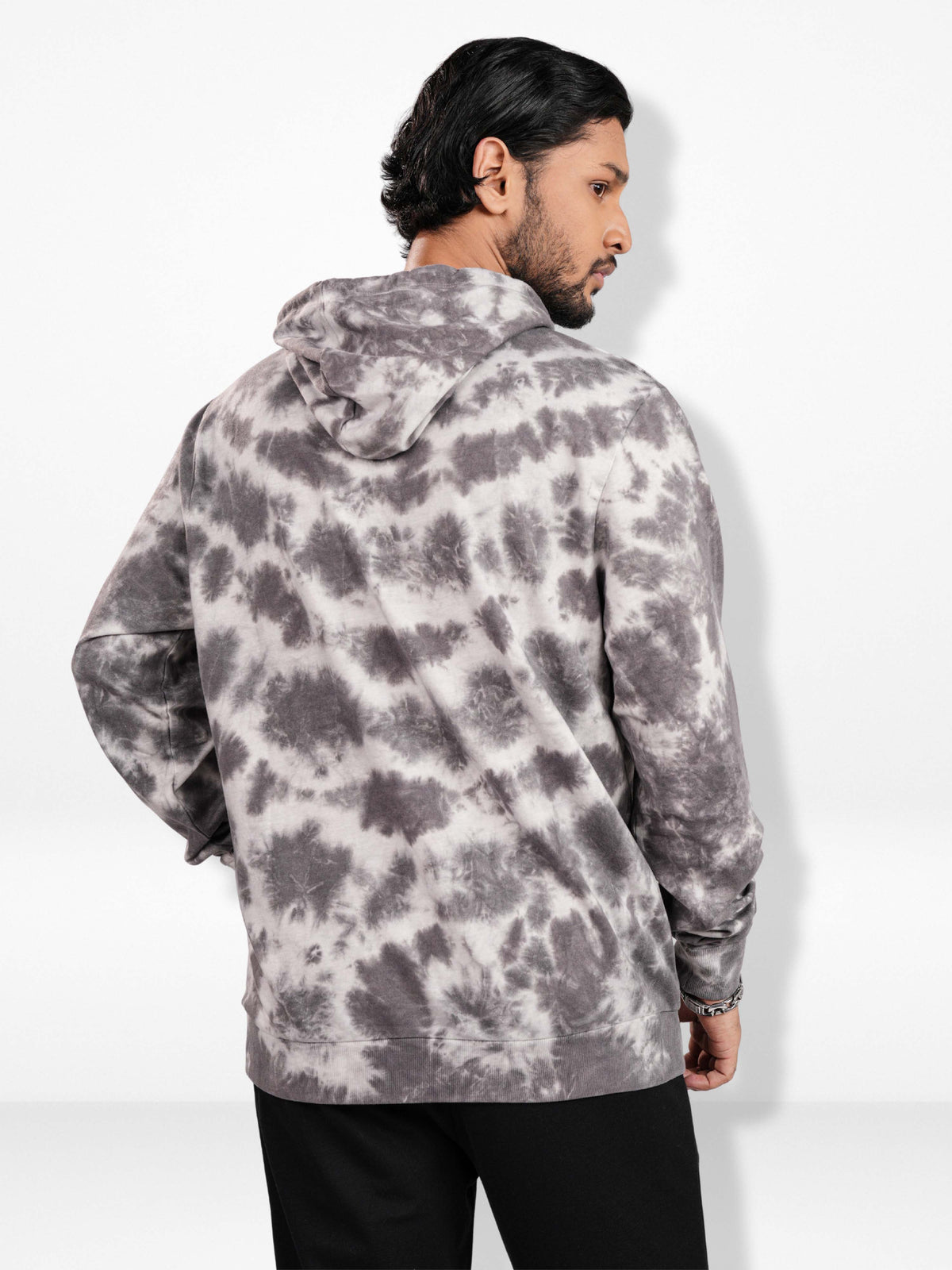 Men’s Tie-Dye Hooded– Premium Cotton Blend Pullover | Stylish Long Sleeve Hoodie, Trendy Casual Streetwear