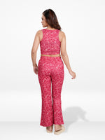 Women’s Crop Top & Palazzo Set – 2-Piece Outfit| Fashionable Party Wear for Women