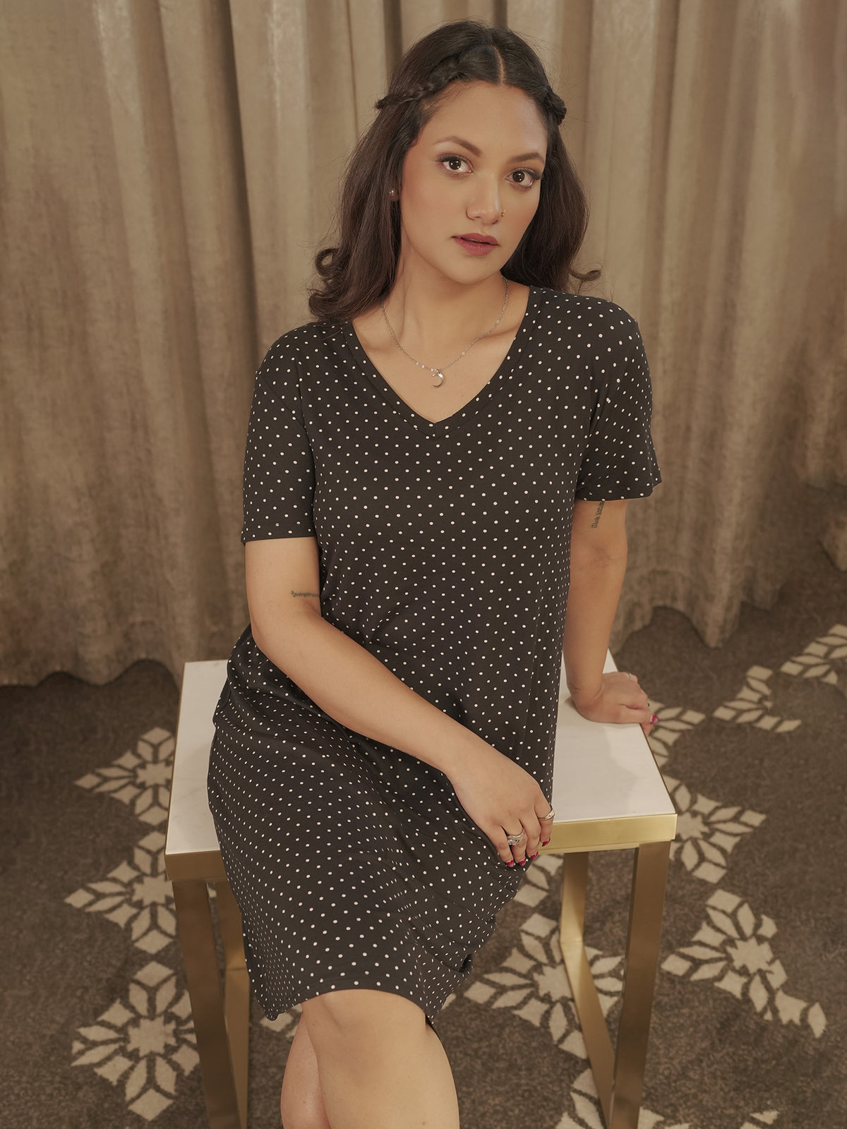 Women Long Sleepwear top only