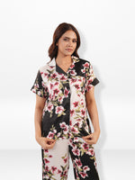 Women's All Over Printed PJ Set – 2 Piece Sleepwear Set | Soft Breathable Nightwear for Women