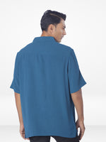 Men's Relaxed-Fit Half-Sleeve Casual Shirt| LT.GREEN