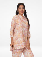 Women Floral Print AOP Co-Ord Set with Luxury Details