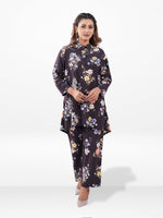 Women’s Floral Printed Co-Ord Set – Trendy 2 Piece Matching Top & Bottom Outfit