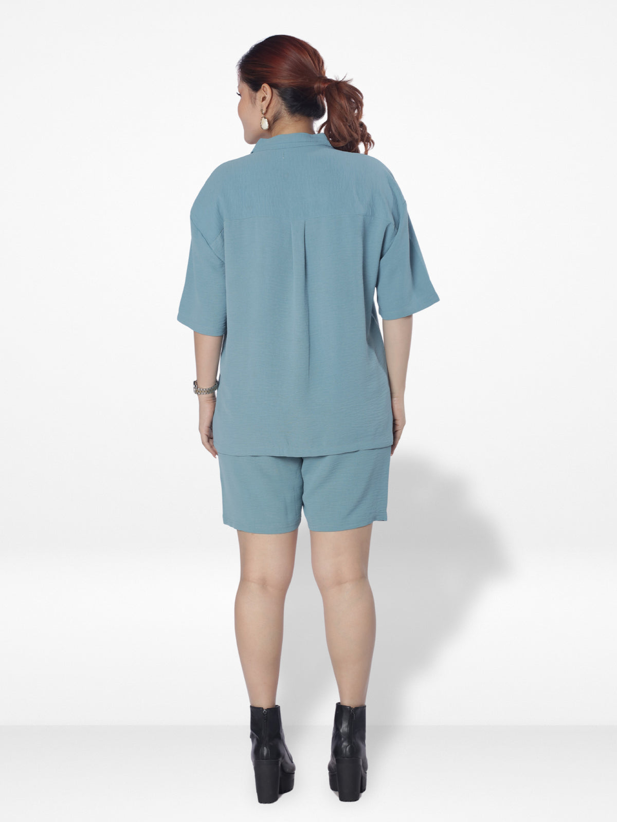 Couple Co-ord Set| Short Pant| Pop Green- Inteblu™