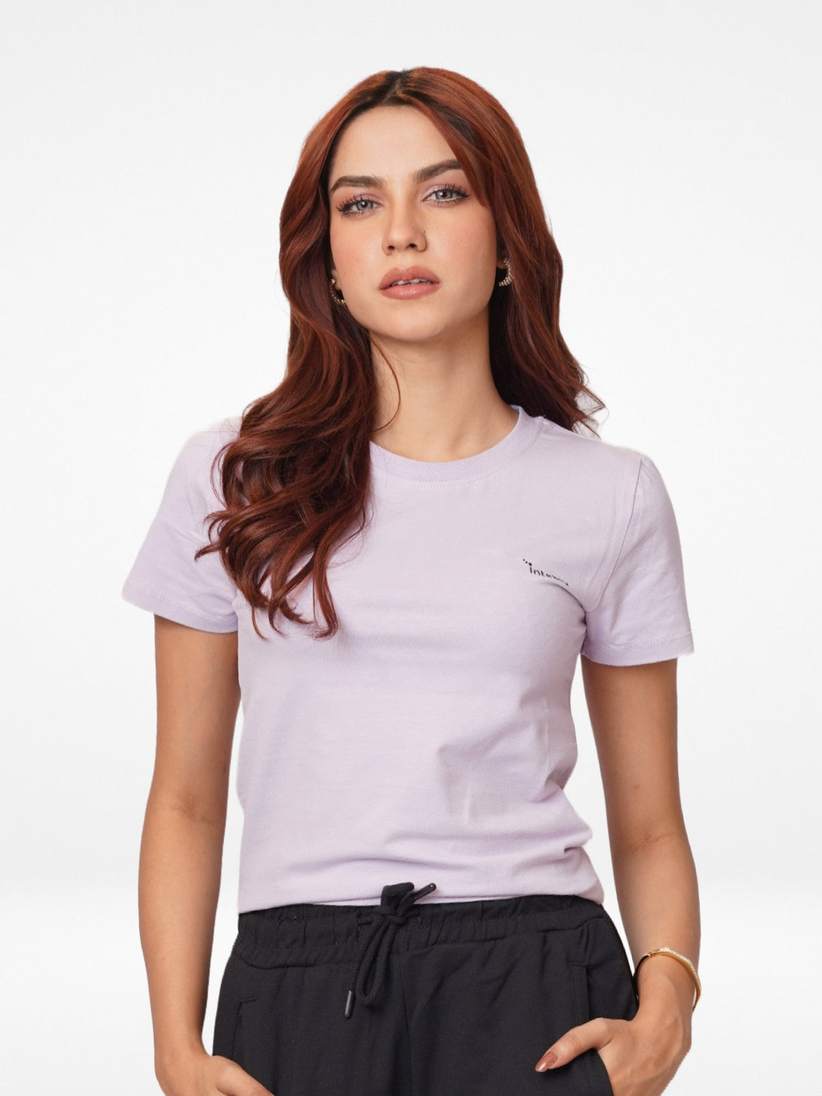 Women Crew Neck Crop Top