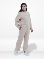 Women’s Two-Piece Sweatshirt Set – Long Sleeve Top & Jogger Pants, Comfortable & Stylish Lounge Wear