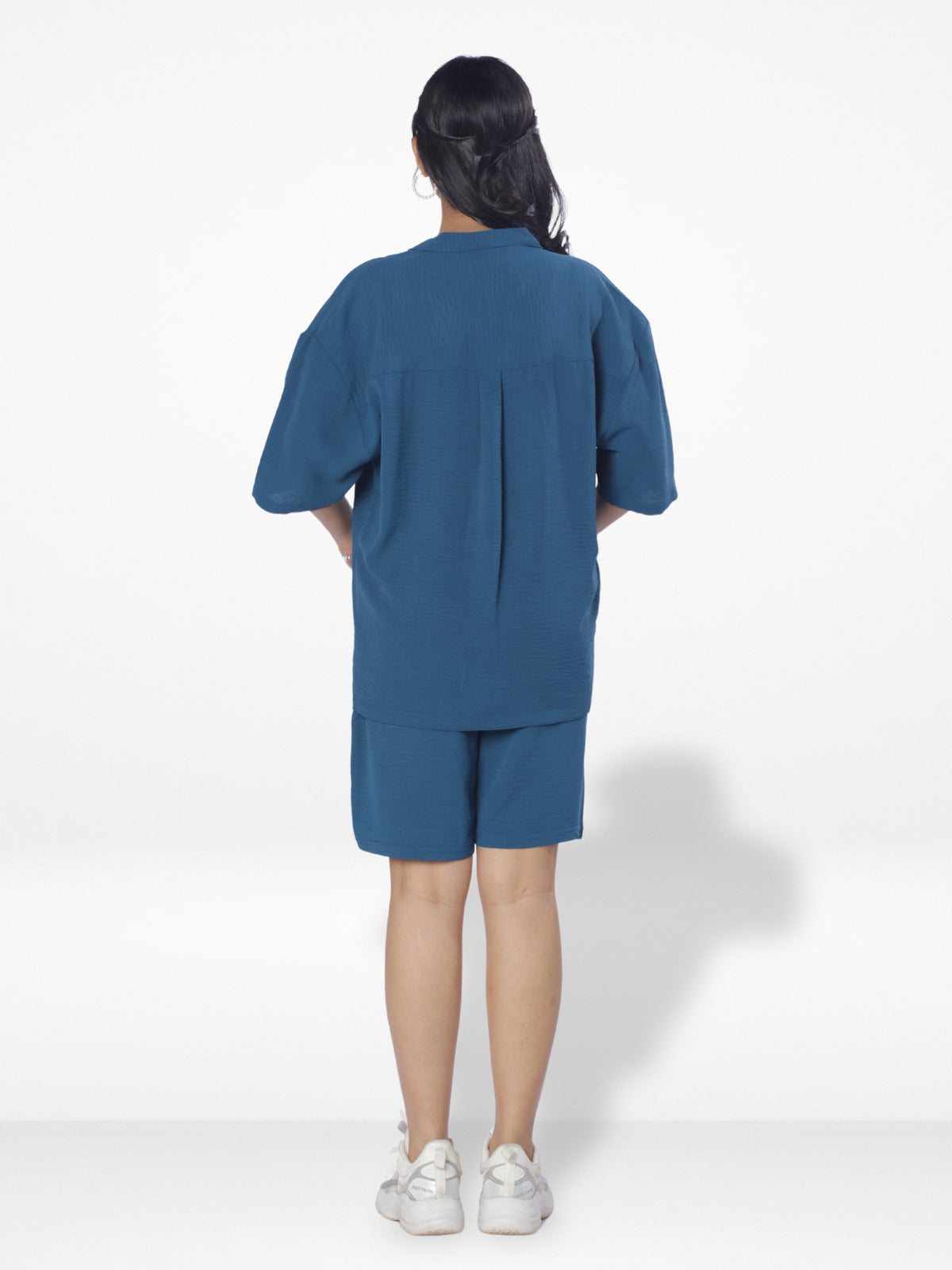 Women Solid Color Co-Ord Set| Short Sleeve