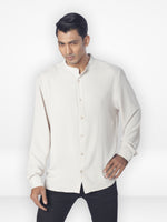 Men's Relaxed-Fit full-Sleeve Casual Shirt | BEIGE