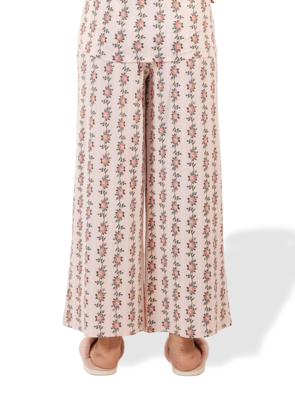 Women's Casual Pants Trendy Loose Trousers High Waist Wide Leg Cropped Palazzo with Pockets