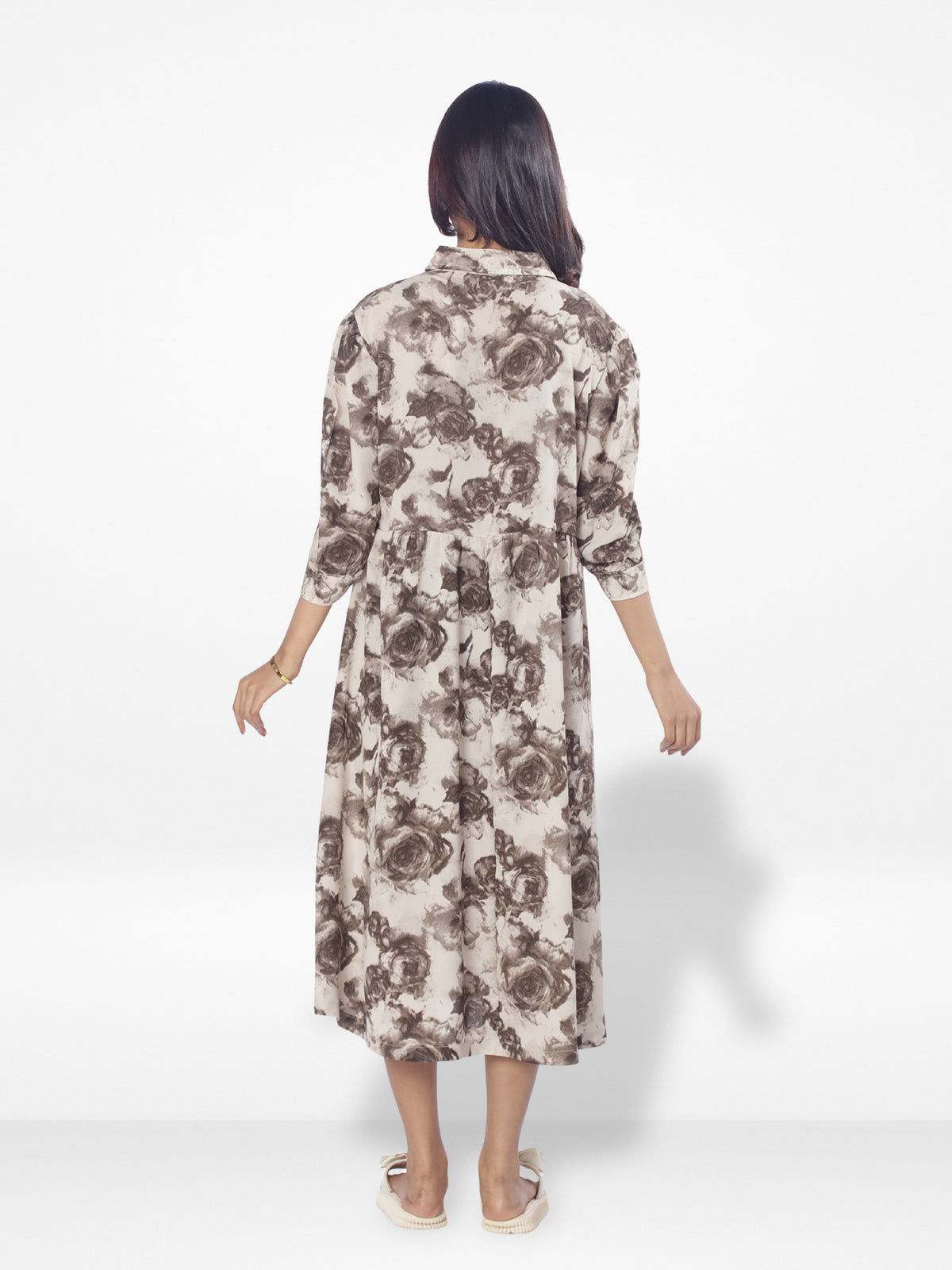 Women Multicolor Long Top| Beige