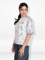 Women’s OversizedT-Shirt – Tie-Dye Graphic Print, Short Sleeve Loose Fit | Casual Comfy Tee for Women