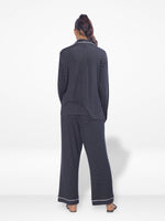 Women Printed Night Suit Set of Shirt & Pyjama, Night wear Dress | Long Sleeve