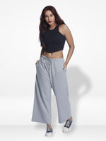 Women Wide Leg Flowy Palazzo Pants Loose fit Casual Lounge Trousers