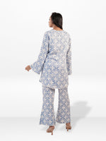 Women’s Floral Printed Co-Ord Set – Trendy 2 Piece Matching Top & Bottom Outfit