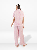 Women's All Over Printed PJ Set – 2 Piece Sleepwear Set | Soft Breathable Nightwear for Women