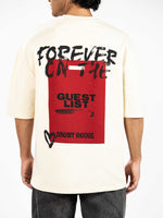 Men’s Oversized Drop Shoulder Graphic T-Shirt – Short Sleeve Crew Neck Tee |Top with Front & Back Print