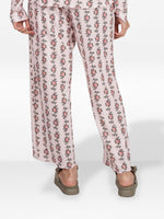 Women's Floral Printed Wide Leg Pants – Soft Yummy Rib Casual Trousers