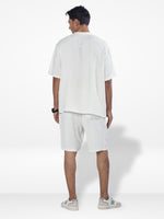 Couple Co-ord Set| Short Pant| Off White