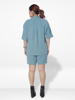 Women Solid Color Co-Ord Set| Short Sleeve| Pop Green