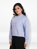 Women’s Long Sleeve Sweatshirt – Soft Cotton-Blend Pullover with Shanail Embroidery | Stylish Casual Top for Everyday Comfort