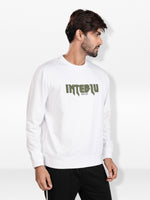Men’s inteblu Graphic Crew Neck Sweatshirt –Long Sleeve | Casual Everyday Comfort Wear