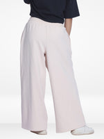 Women Wide Leg Flowy Palazzo Pants Loose fit Casual Lounge Trousers