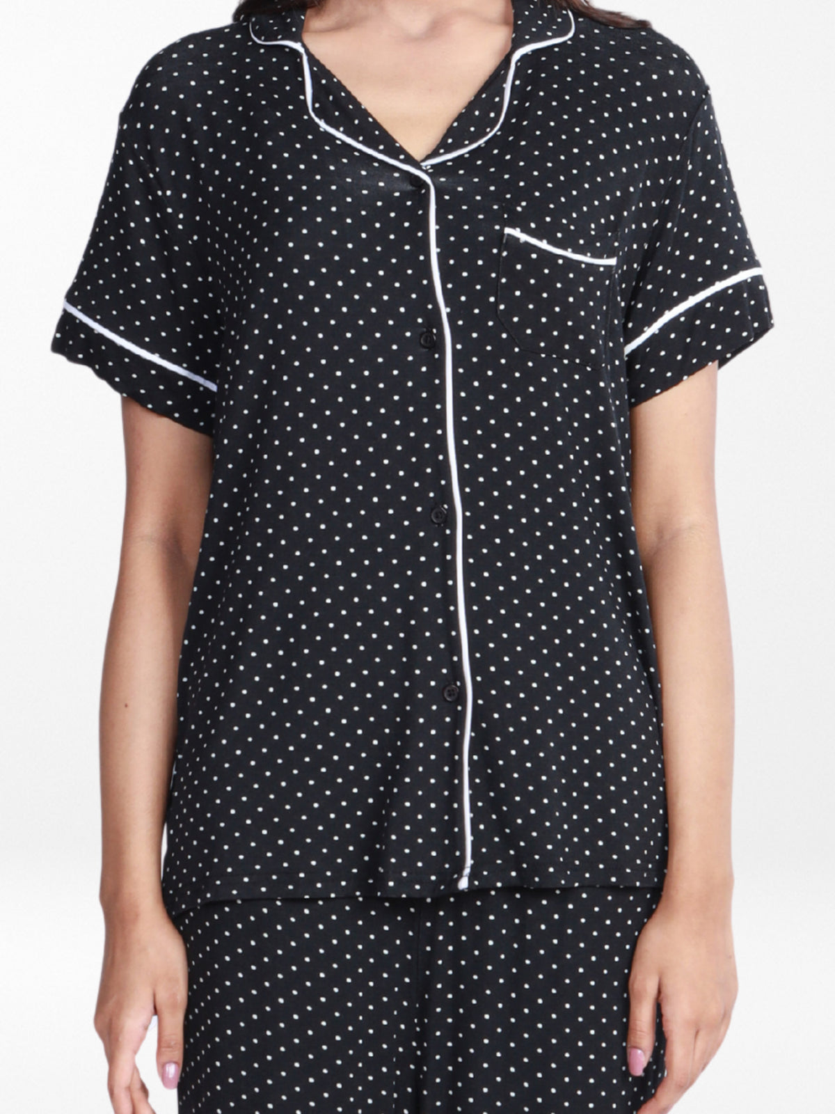 Women Printed Night Suit Set of Shirt & Pyjama, Night wear Dress