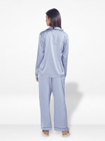 Women's Satin Notch collar & Full Sleeve Sleepwear set |Satin Fabric