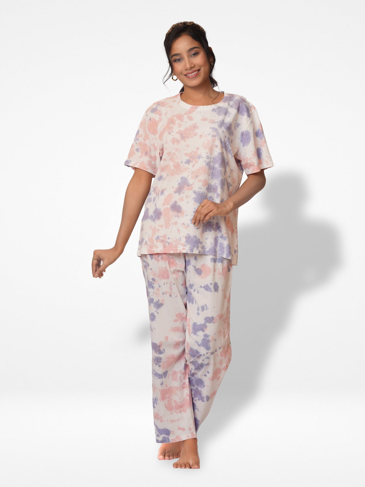 Women Tie Dye Lounge Suit.