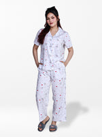 Women’s Short Sleeve Viscose Sleepwear Set – Notch Collar 2 Piece Pajama Outfit | Comfy Nightwear, Soft Summer Lounge Set for Women