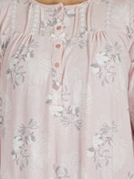 Women's Floral Print Nightdress with Yummy Fabrics
