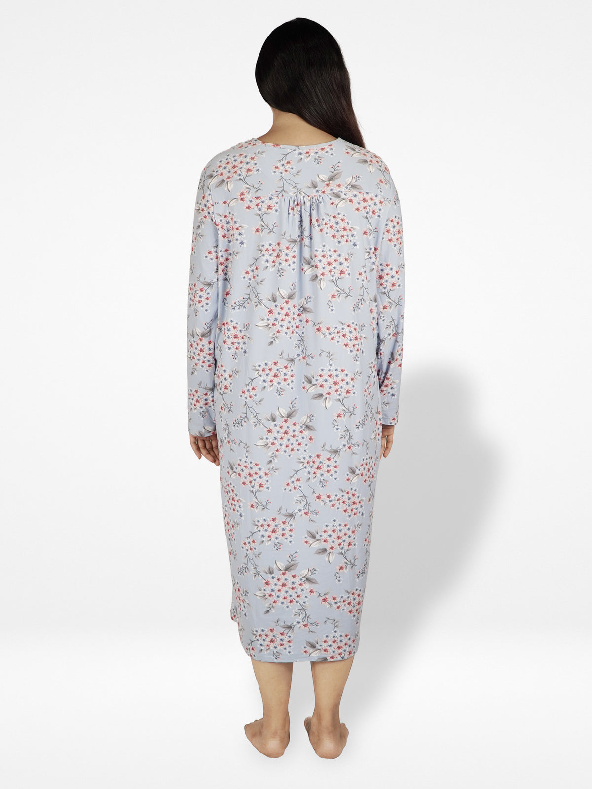 Women's Floral Print Nightdress with Yummy Fabrics