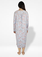 Women's Floral Print Nightdress with Yummy Fabrics