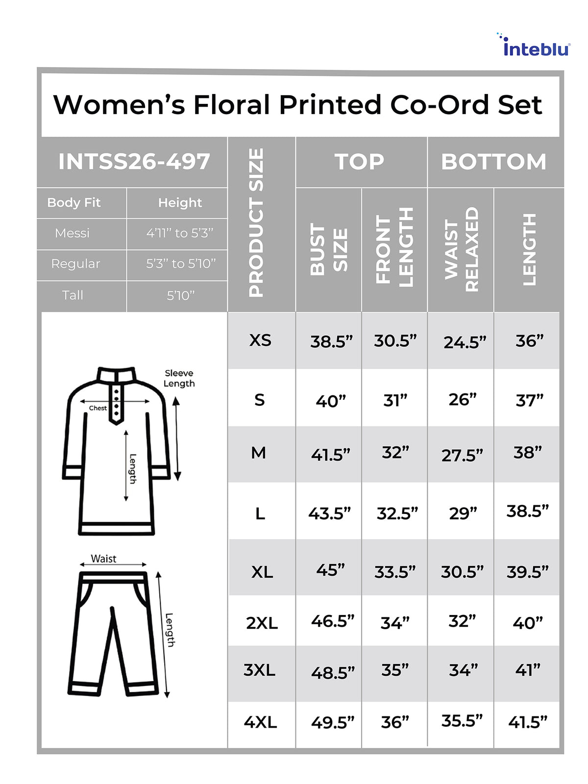 Women’s Floral Printed Co-Ord Set – Trendy 2 Piece Matching Top & Bottom Outfit