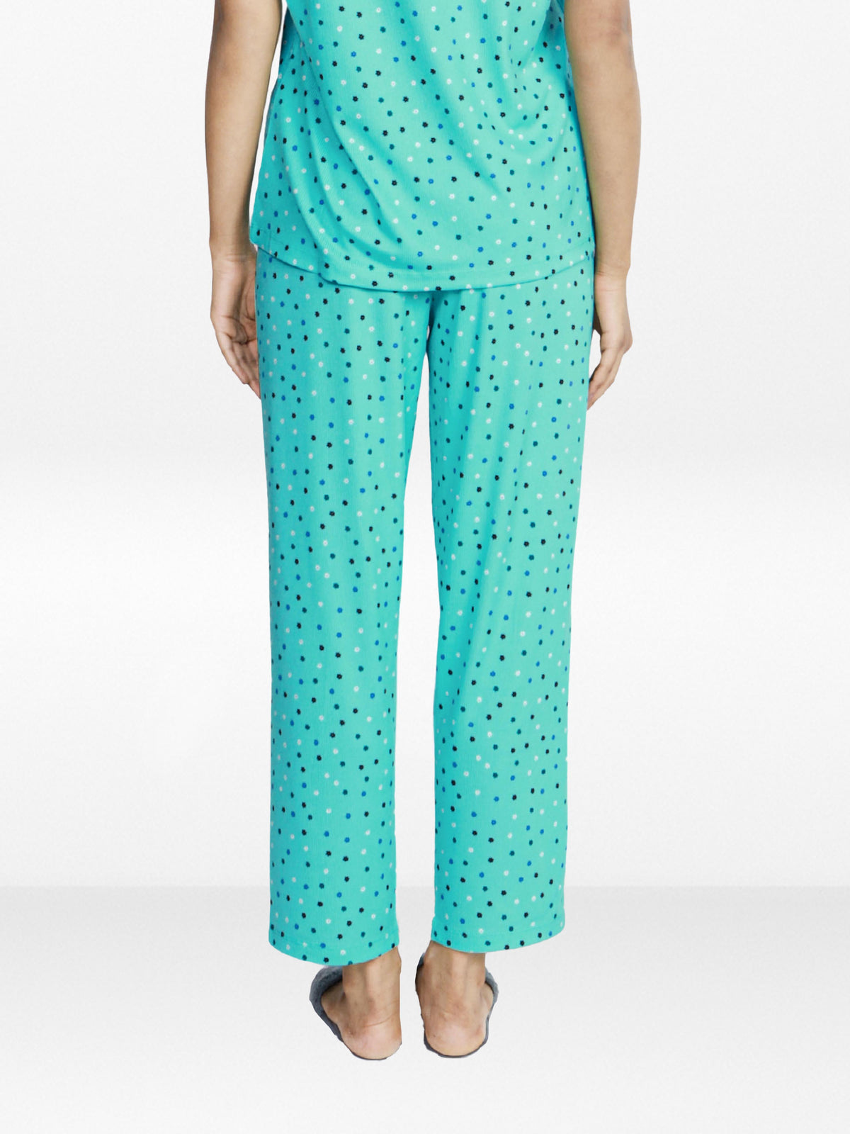 Women’s All Over Printed Lounge Pants | Soft Stretch Yummy Rib Fabric | Drawstring Waist Casual Sleepwear & Pajama Trousers - Florida