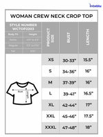 Women Crew Neck Crop Top
