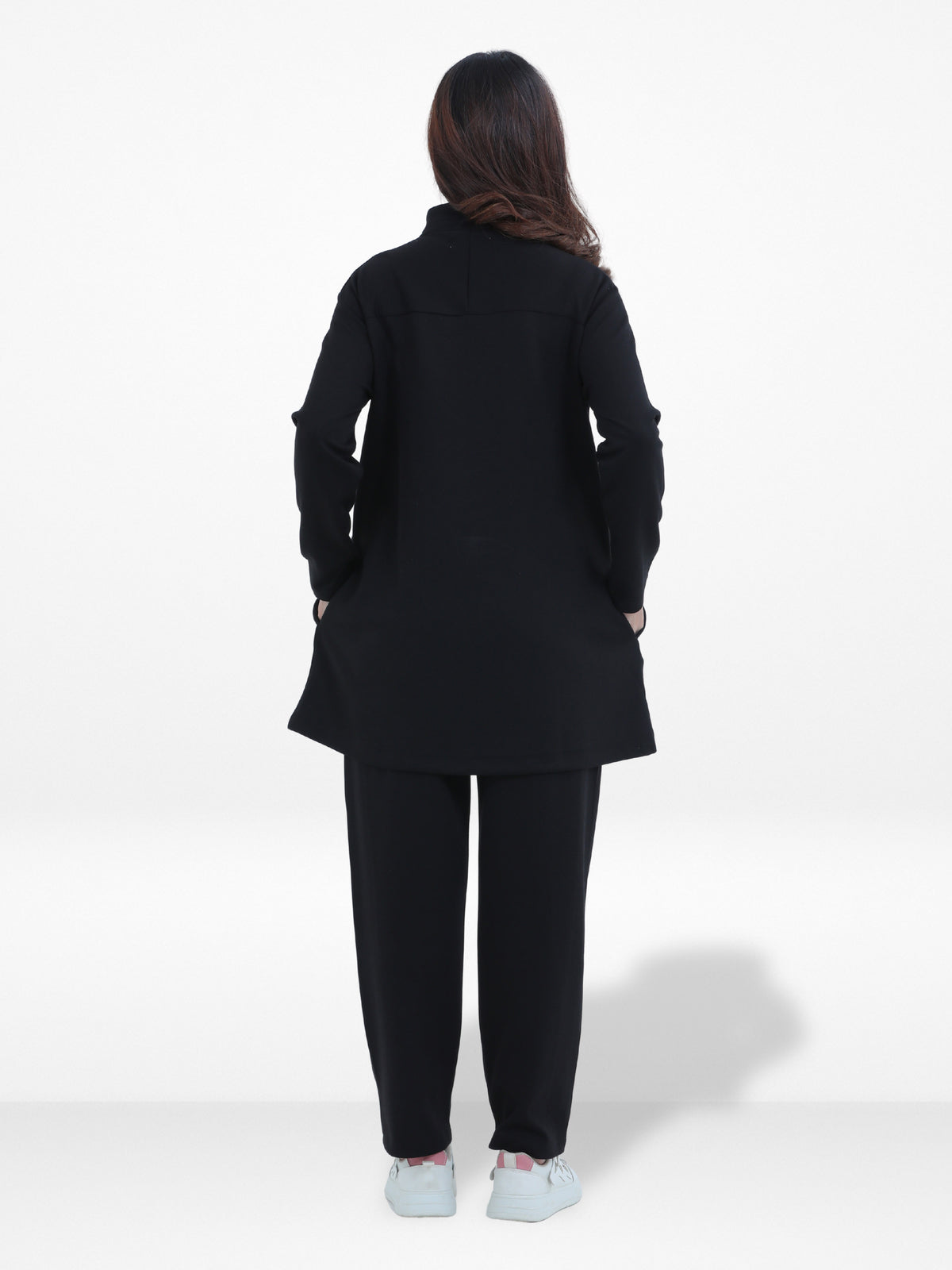 Women’s High Neck Half Zip Pullover Sweatshirt – Long Sleeve Top | Trendy Relaxed Fit , Hoodie for Casual & Athleisure Wear