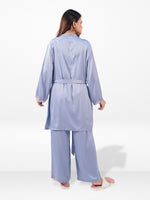 Women’s Satin 4 Piece Night Dress Set – Luxury Sleepwear | Soft Silky Comfortable Nightwear