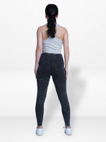 Women High skinny Leggings with acid wash