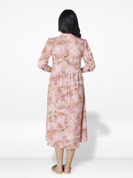 Women Pink Aop Color Long Top| Pink