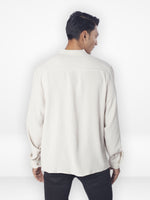 Men's Relaxed-Fit full-Sleeve Casual Shirt | BEIGE