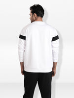Men’s Embroidered Crew Neck Sweatshirt – Long Sleeve Casual Top | Soft Comfortable Everyday Wear