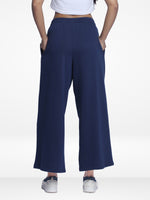 Women Wide Leg Flowy Palazzo Pants Loose fit Casual Lounge Trousers