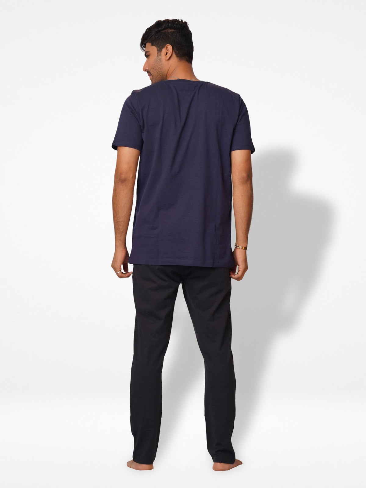 Men's T-Shirt & Trouser Lounge Set Blue