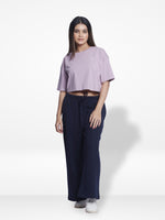 Women Wide Leg Flowy Palazzo Pants Loose fit Casual Lounge Trousers